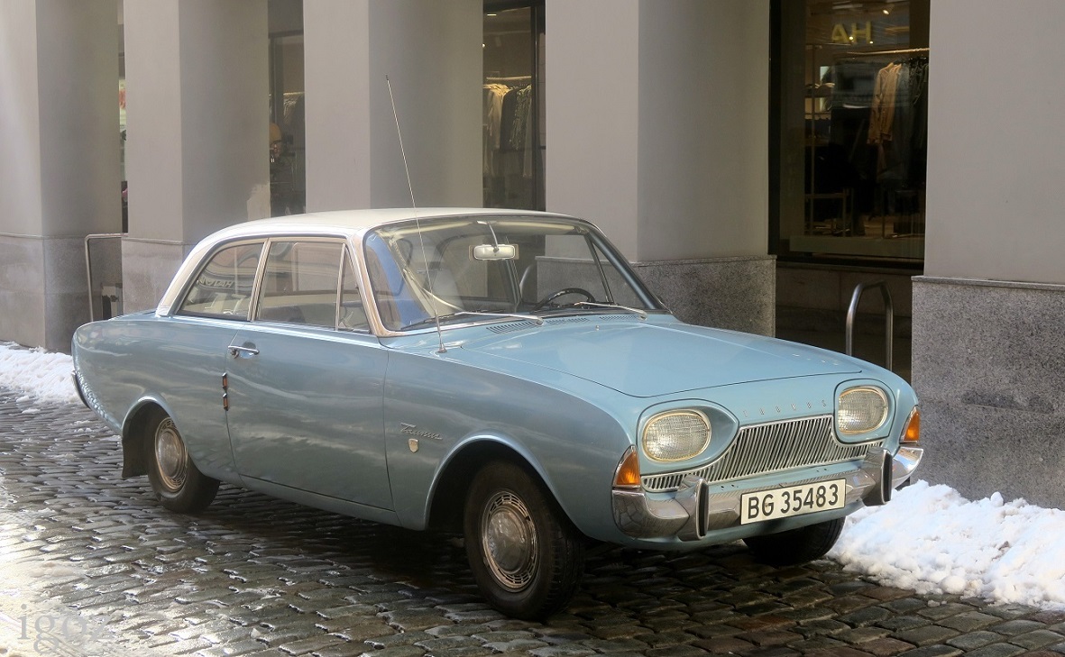Латвия, № BG 35483 — Ford Taunus 17M (P3) '60-64