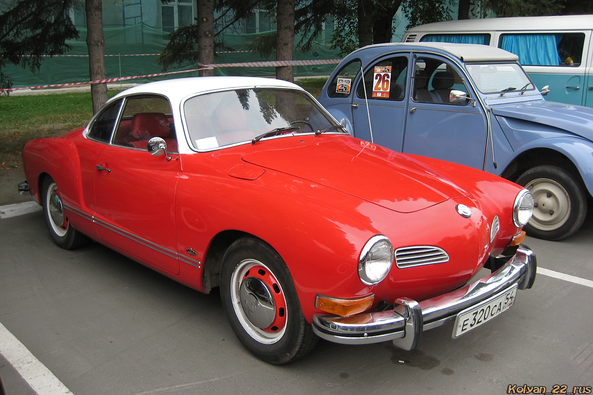 Новосибирская область, № Е 320 СА 54 — Volkswagen Karmann-Ghia Typ 14 '55-75; Алтайский край — Выставки ко дню города Барнаул, 2010 г.