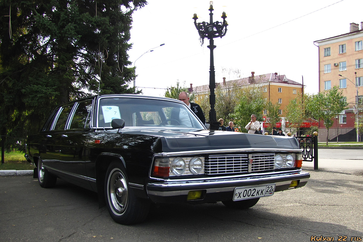 Алтайский край, № Х 002 КК 22 — ГАЗ-14 Чайка '76-89; Алтайский край — Выставки ко дню города Барнаул, 2017 г.