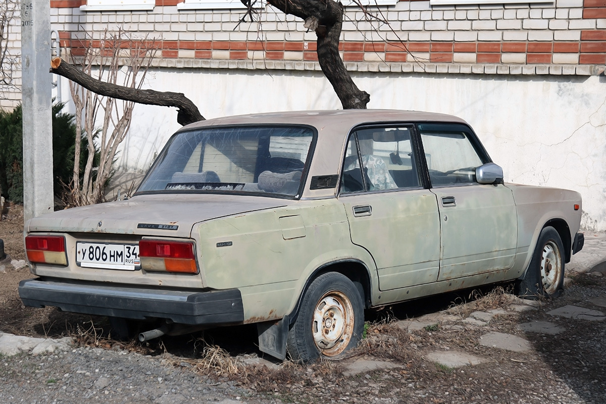 Волгоградская область, № У 806 НМ 34 — ВАЗ-21072 Жигули '82-91