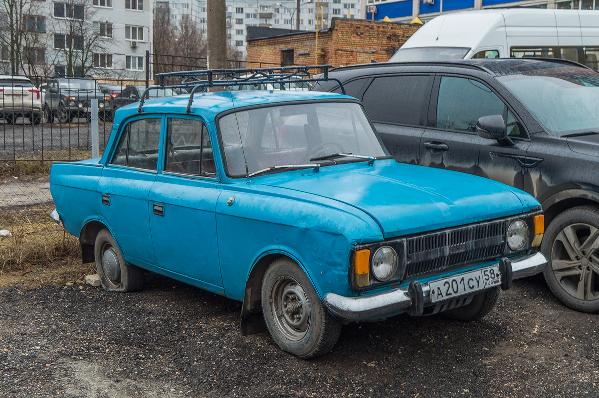 Пензенская область, № А 201 СУ 58 — Москвич-412ИЭ-028 (Иж) '82-01