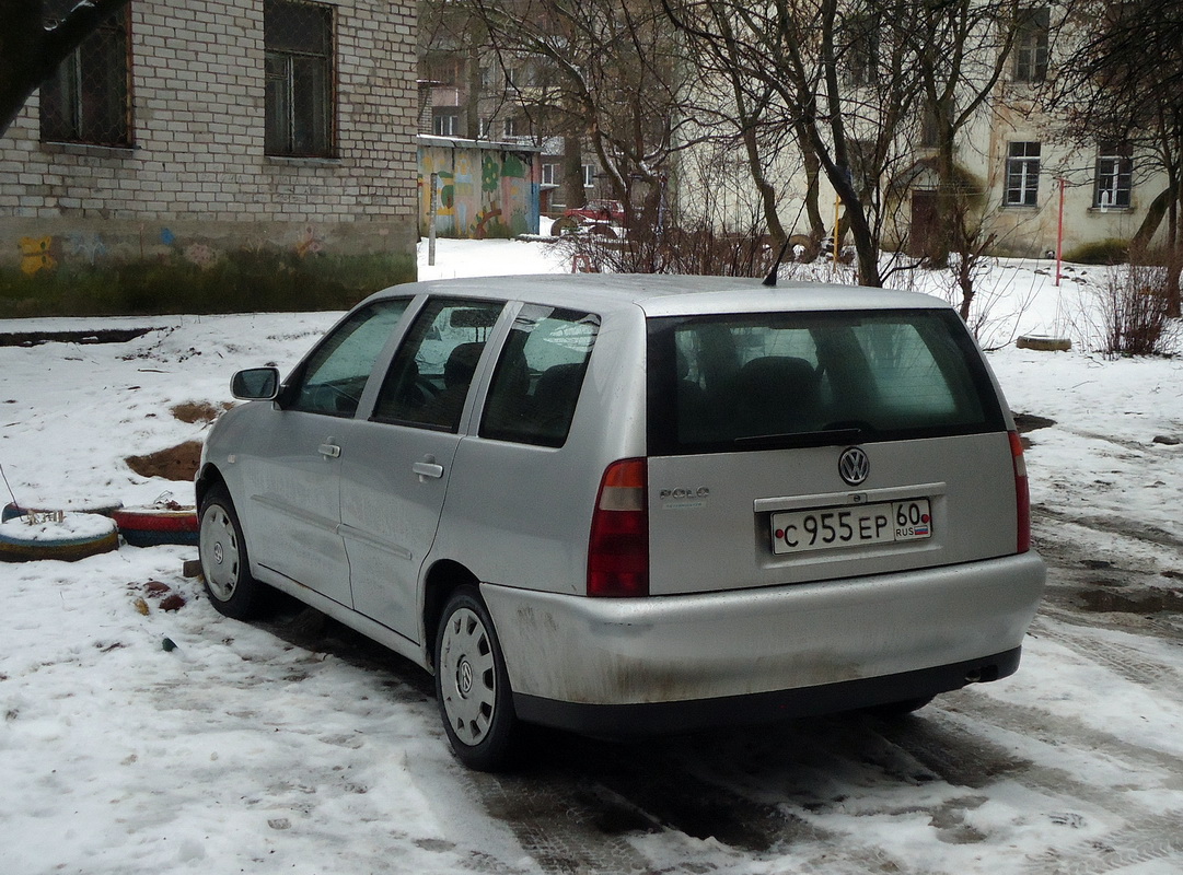 Псковская область, № С 955 ЕР 60 — Volkswagen Polo 3 (Typ 6N) '94-02