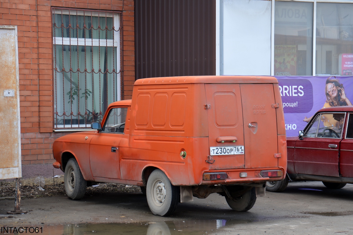 Ростовская область, № Т 230 ОР 761 — Иж-2715-01 '82-01