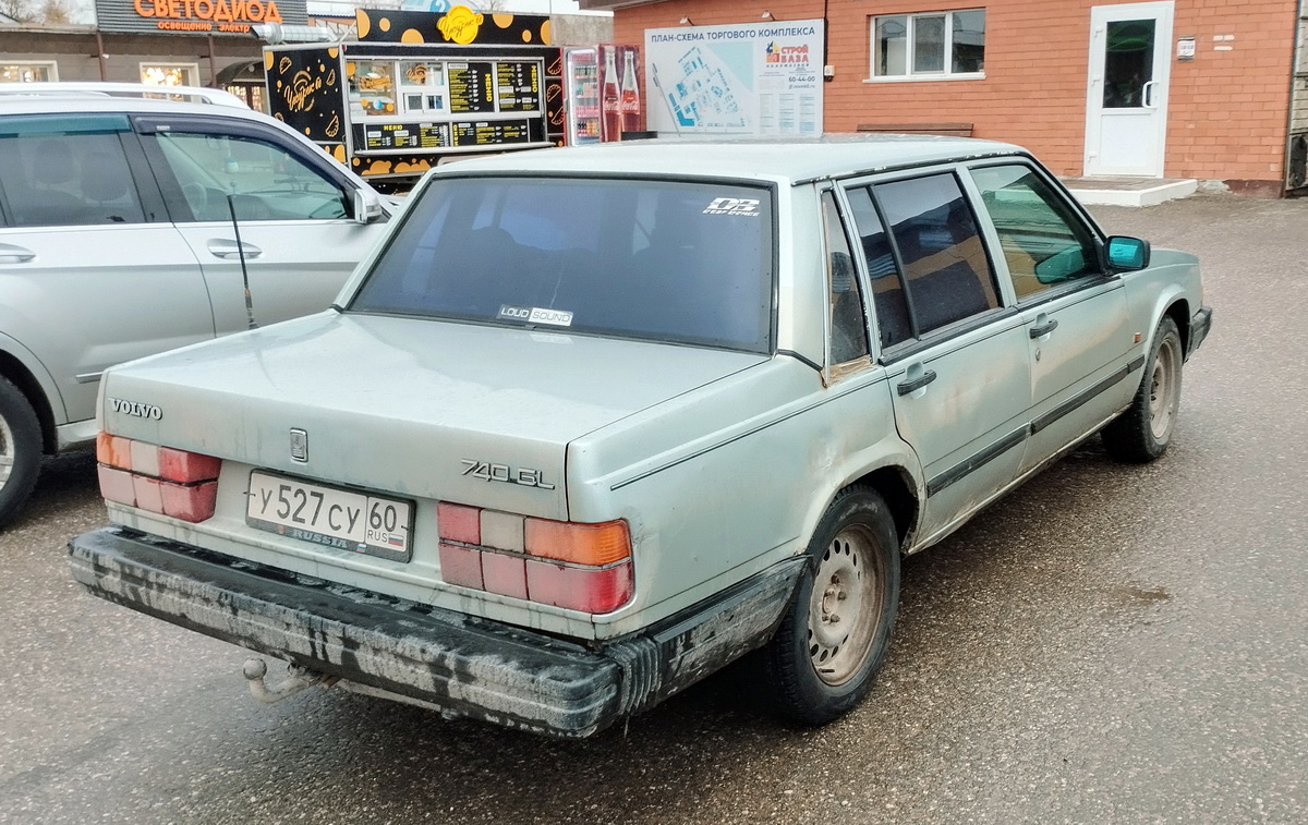 Псковская область, № У 527 СУ 60 — Volvo 740 '84-92