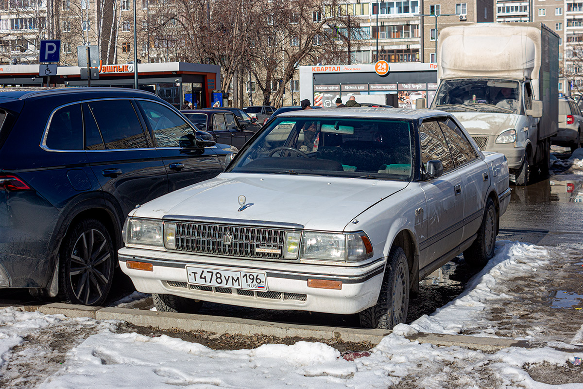 Свердловская область, № Т 478 УМ 196 — Toyota Crown (S130) '87-91