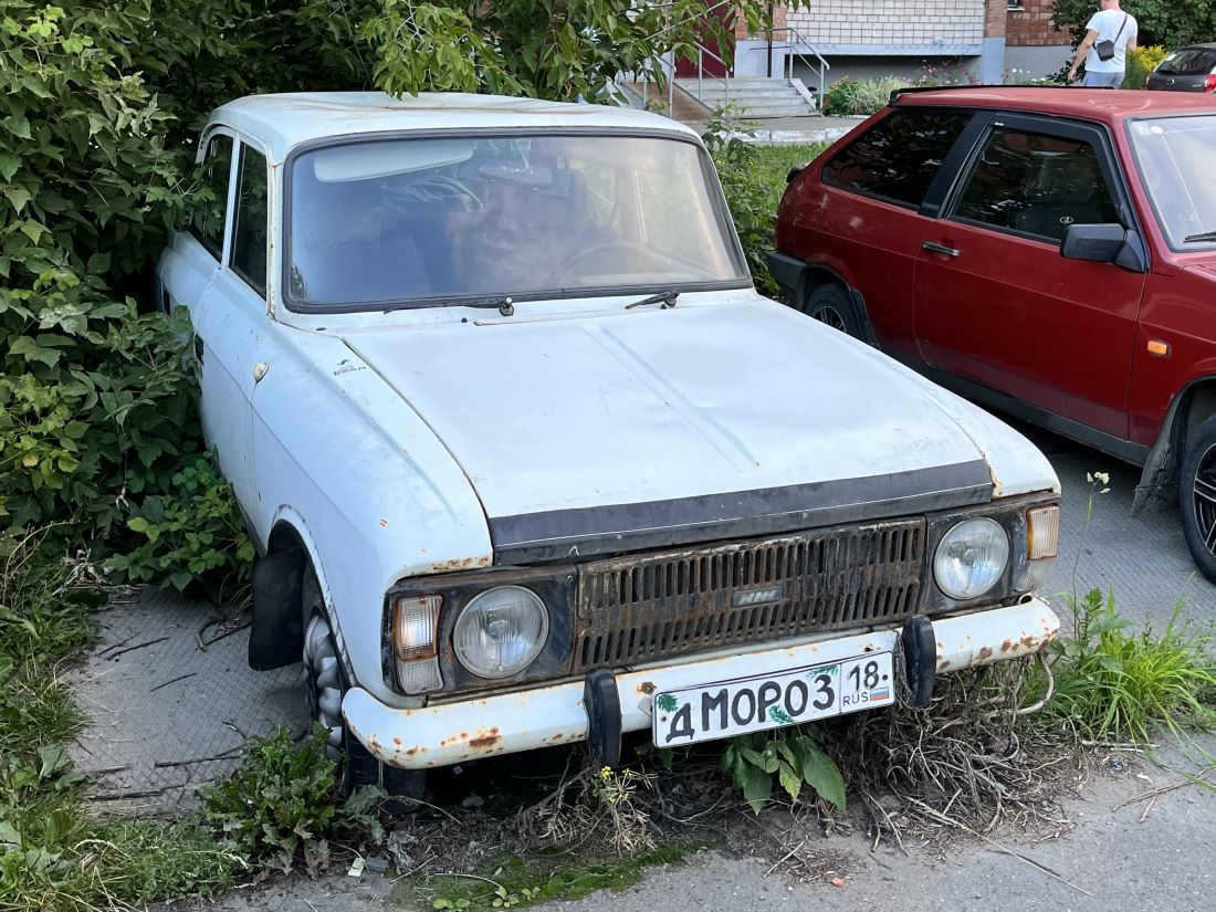 Удмуртия, № Е 666 МЕ 18 — Москвич-412ИЭ-028 (Иж) '82-01