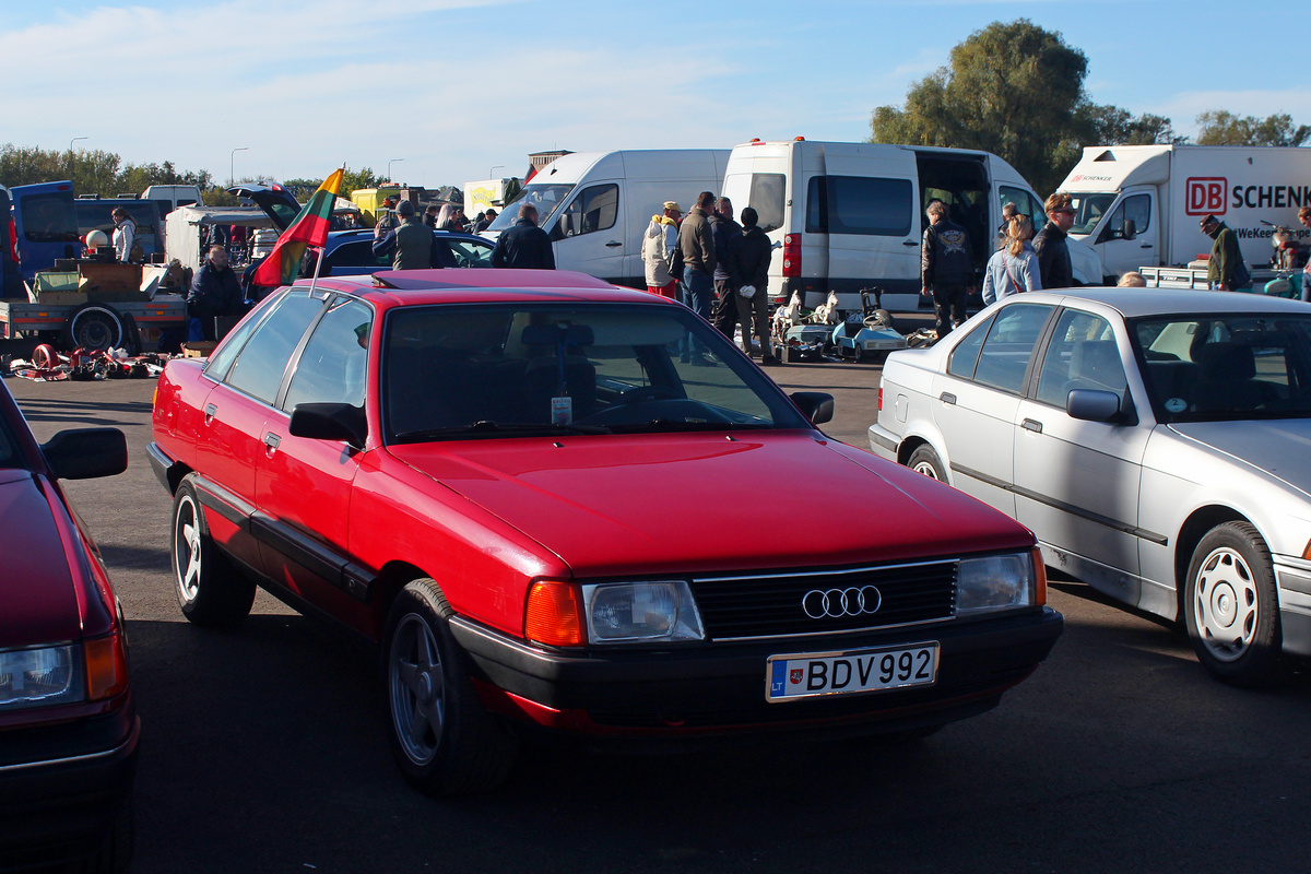 Литва, № BDV 992 — Audi 100 (C3) '82-91; Литва — Retro mugė 2024 ruduo
