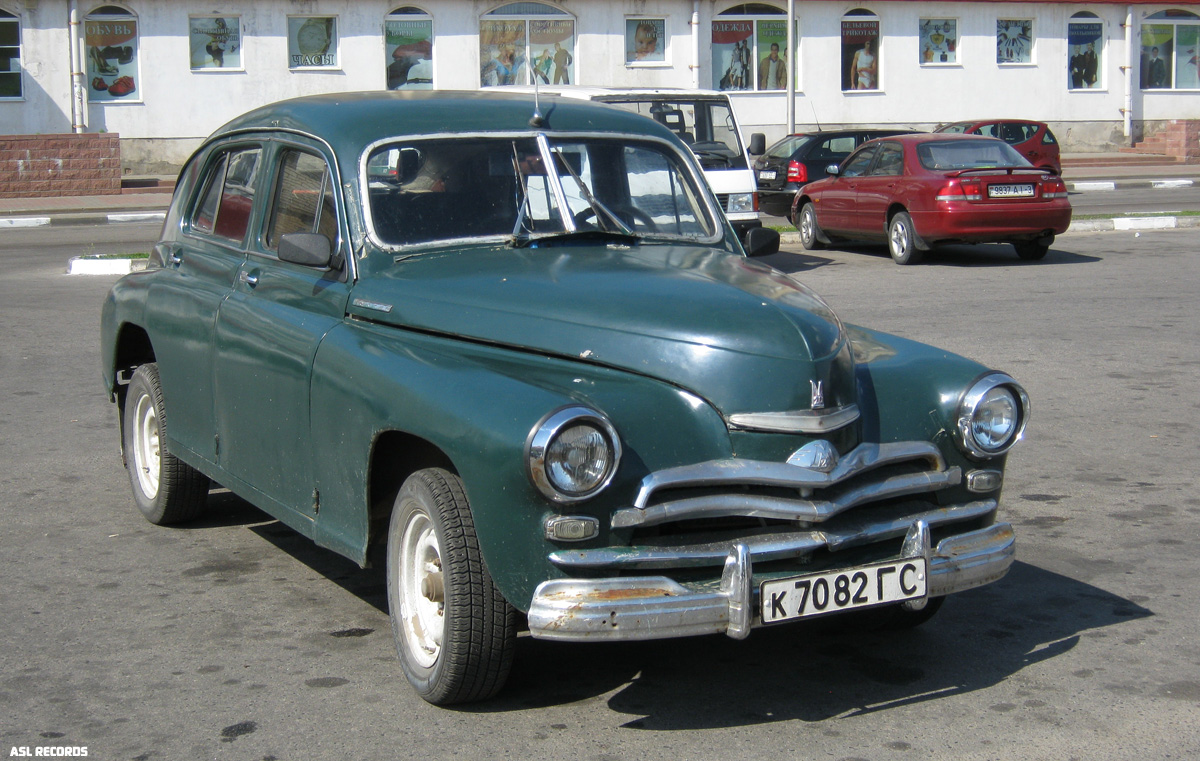 Гомельская область, № К 7082 ГС — ГАЗ-М-20В Победа '55-58
