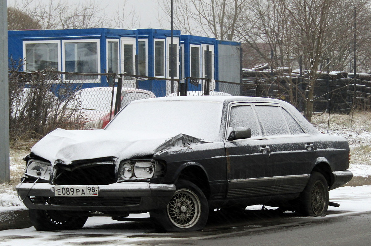 Санкт-Петербург, № Е 089 РА 98 — Mercedes-Benz (W126) '79-91