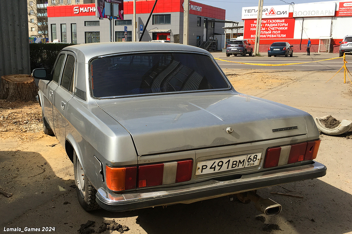 Тамбовская область, № Р 491 ВМ 68 — ГАЗ-3102 Волга '81-08