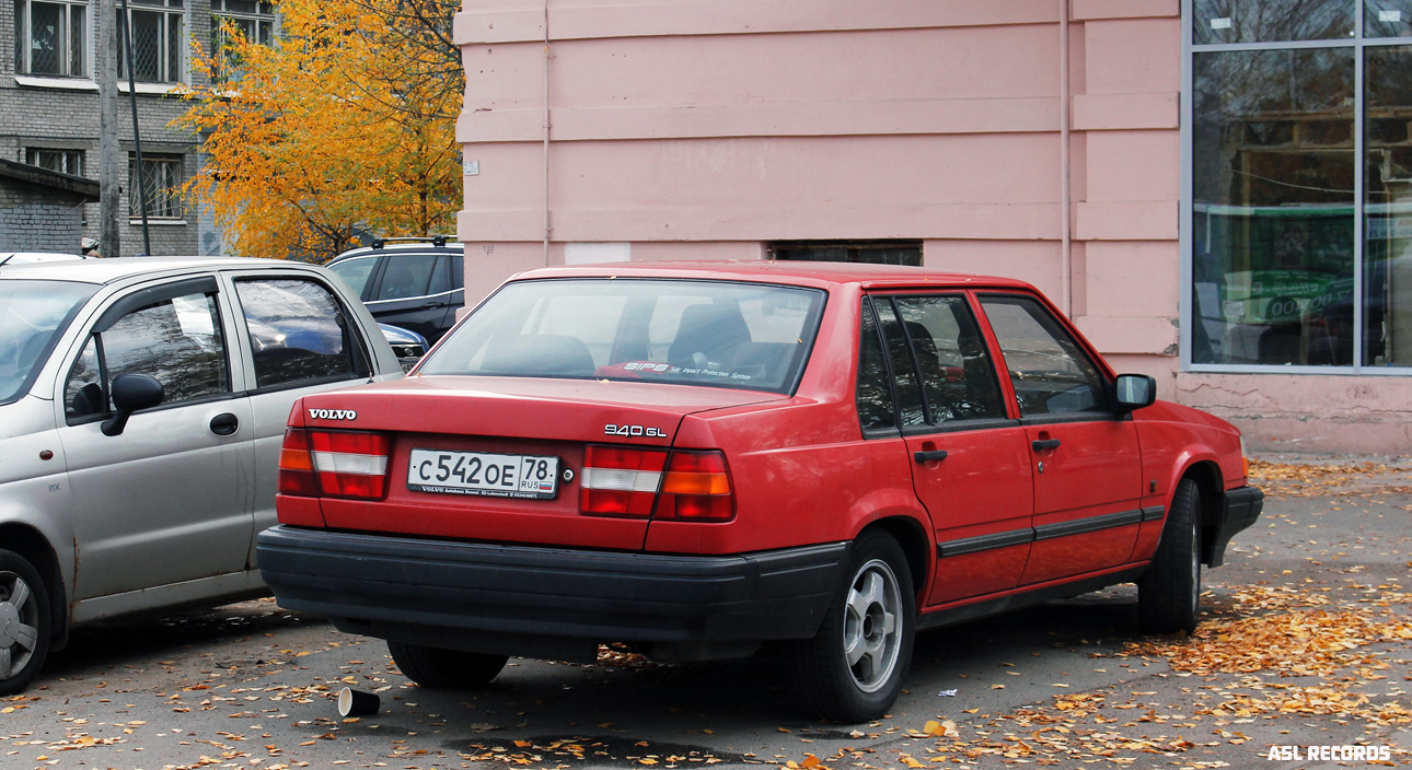 Санкт-Петербург, № С 542 ОЕ 78 — Volvo 940 '90-98