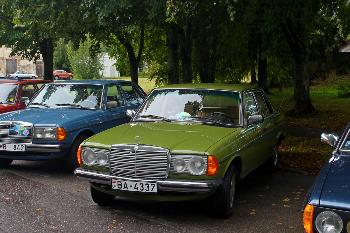 Латвия, № BA-4337 — Mercedes-Benz (W123) '76-86; Латвия — Retro Jūrmala 25