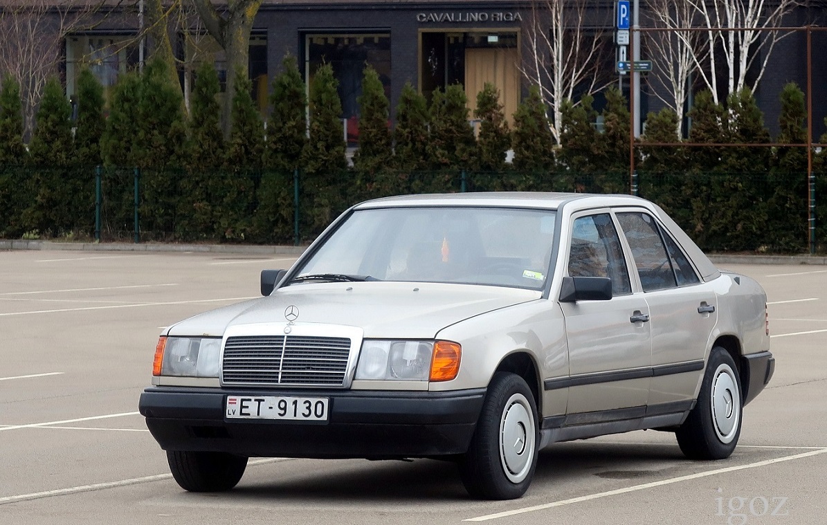 Латвия, № ET-9130 — Mercedes-Benz (W124) '84-96