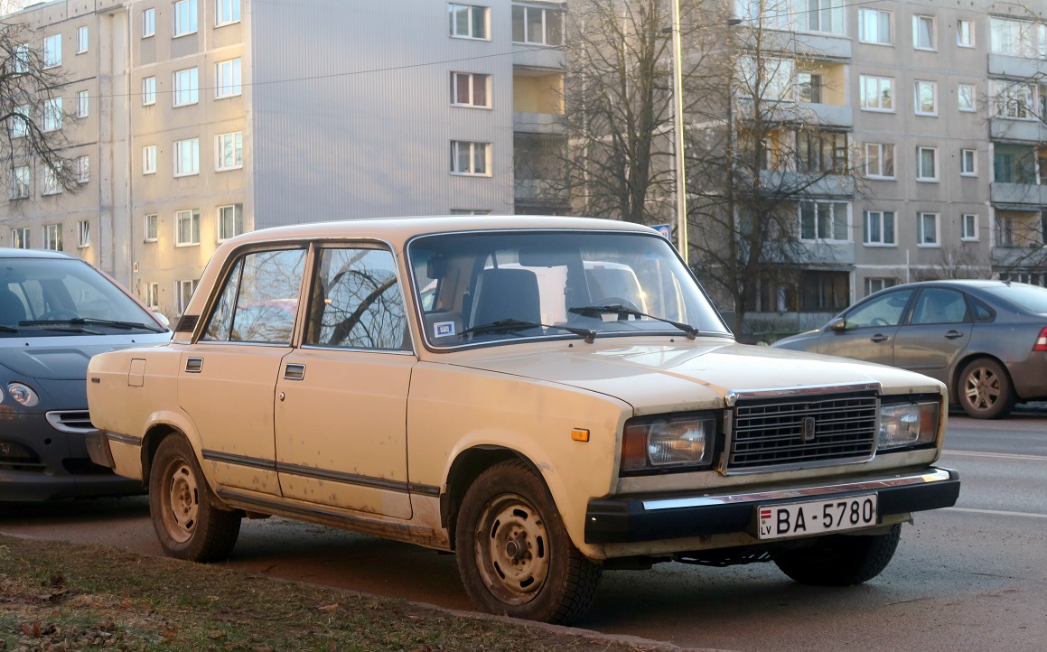 Латвия, № BA-5780 — ВАЗ-2107 Жигули '82-91