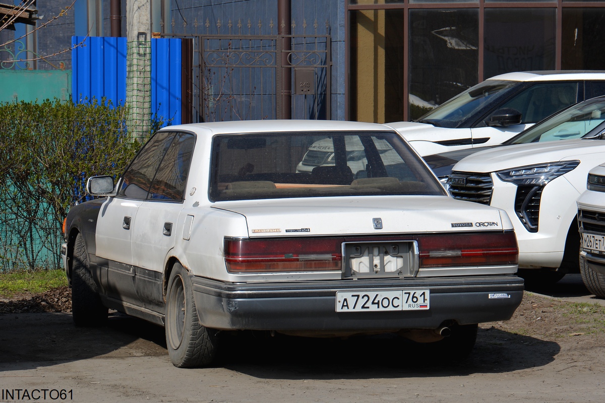 Ростовская область, № А 724 ОС 761 — Toyota Crown (S130) '87-91