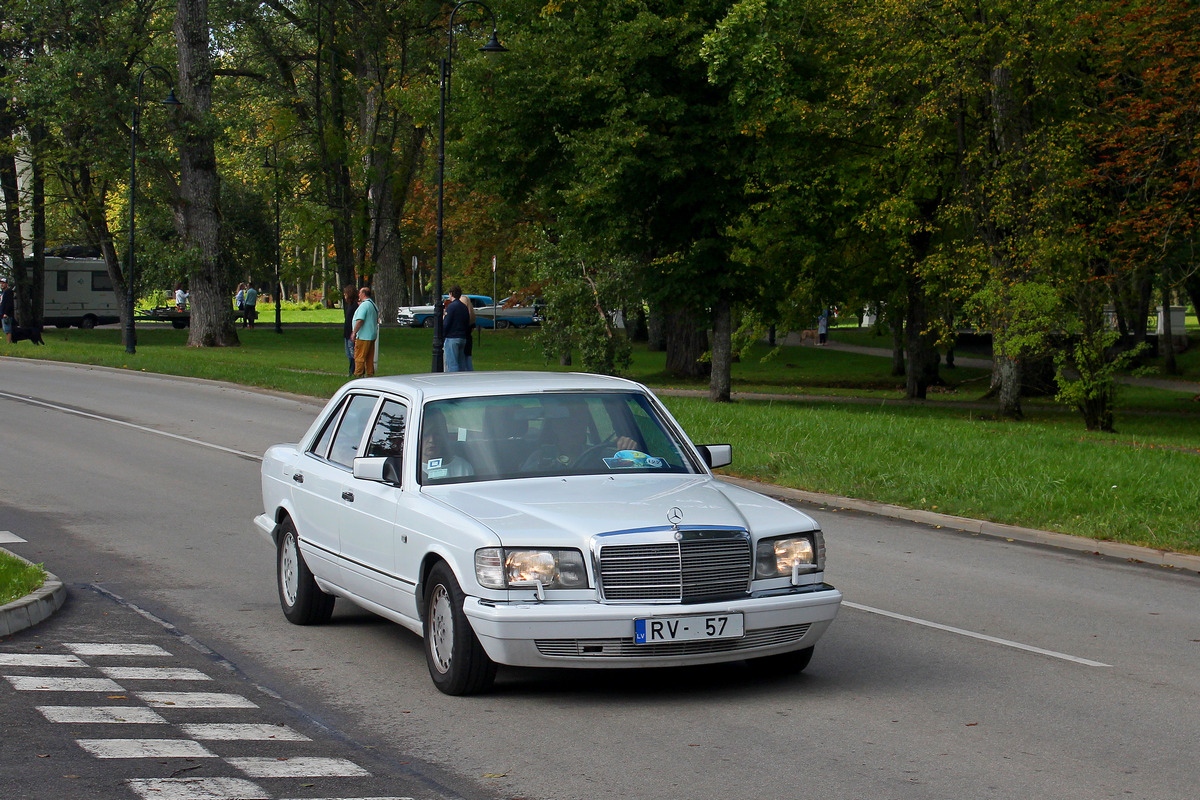 Латвия, № RV-57 — Mercedes-Benz (W126) '79-91; Латвия — Retro Jūrmala 25