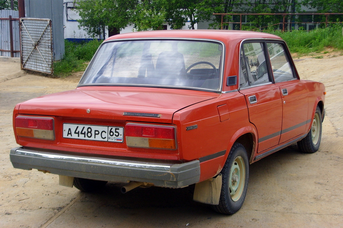 Сахалинская область, № А 448 РС 65 — ВАЗ-2107 Жигули '82-91