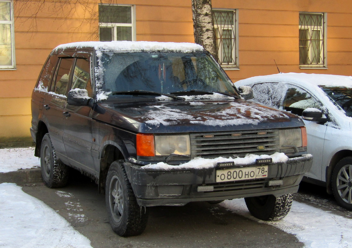 Санкт-Петербург, № О 800 НО 78 — Land Rover Range Rover (2G) '94-02