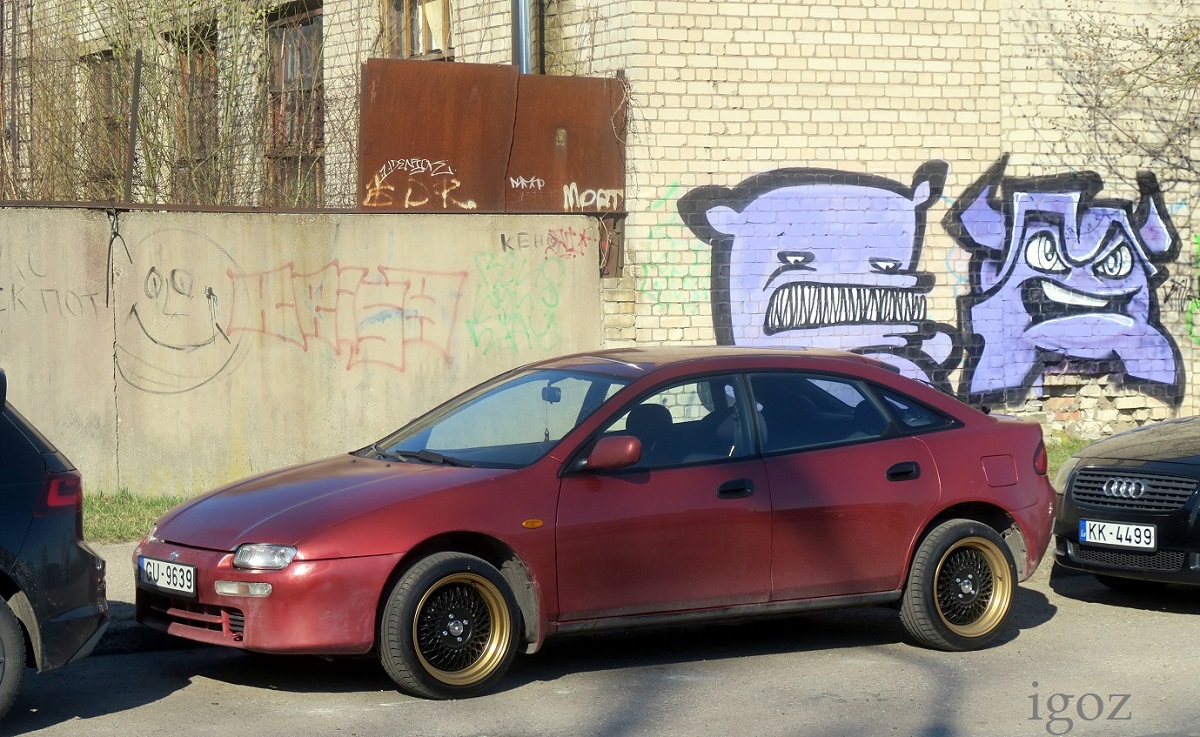 Латвия, № GU-9639 — Mazda 323F (BH/BA) '94-98