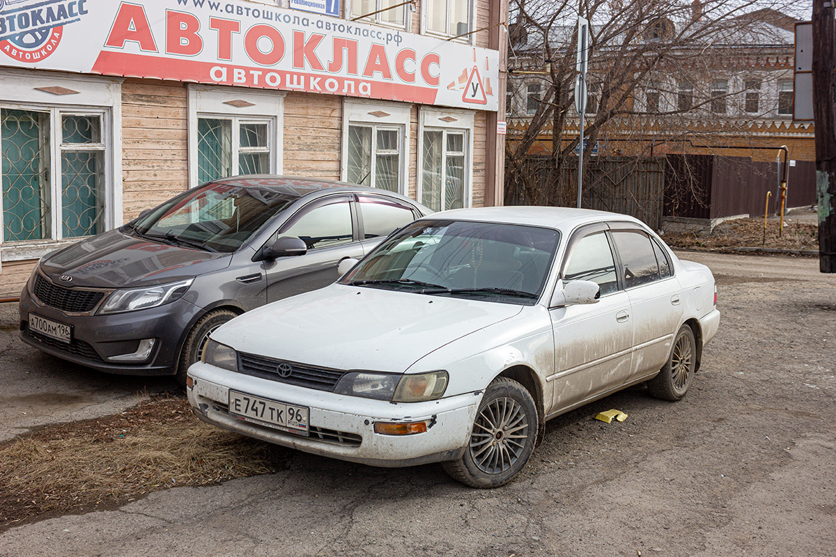 Свердловская область, № Е 747 ТК 96 — Toyota Corolla (E100) '91-02