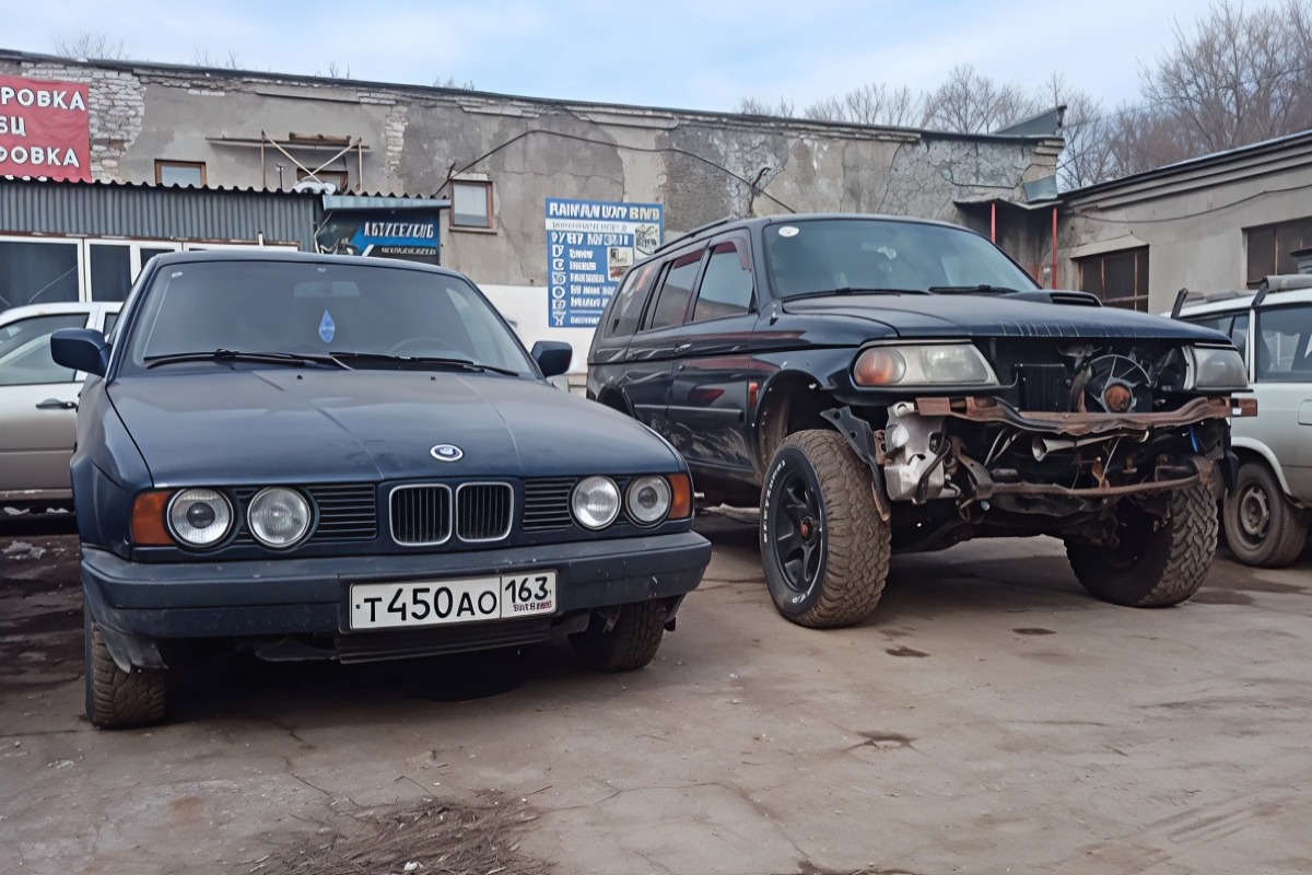 Самарская область, № Т 450 АО 163 — BMW 5 Series (E34) '87-96