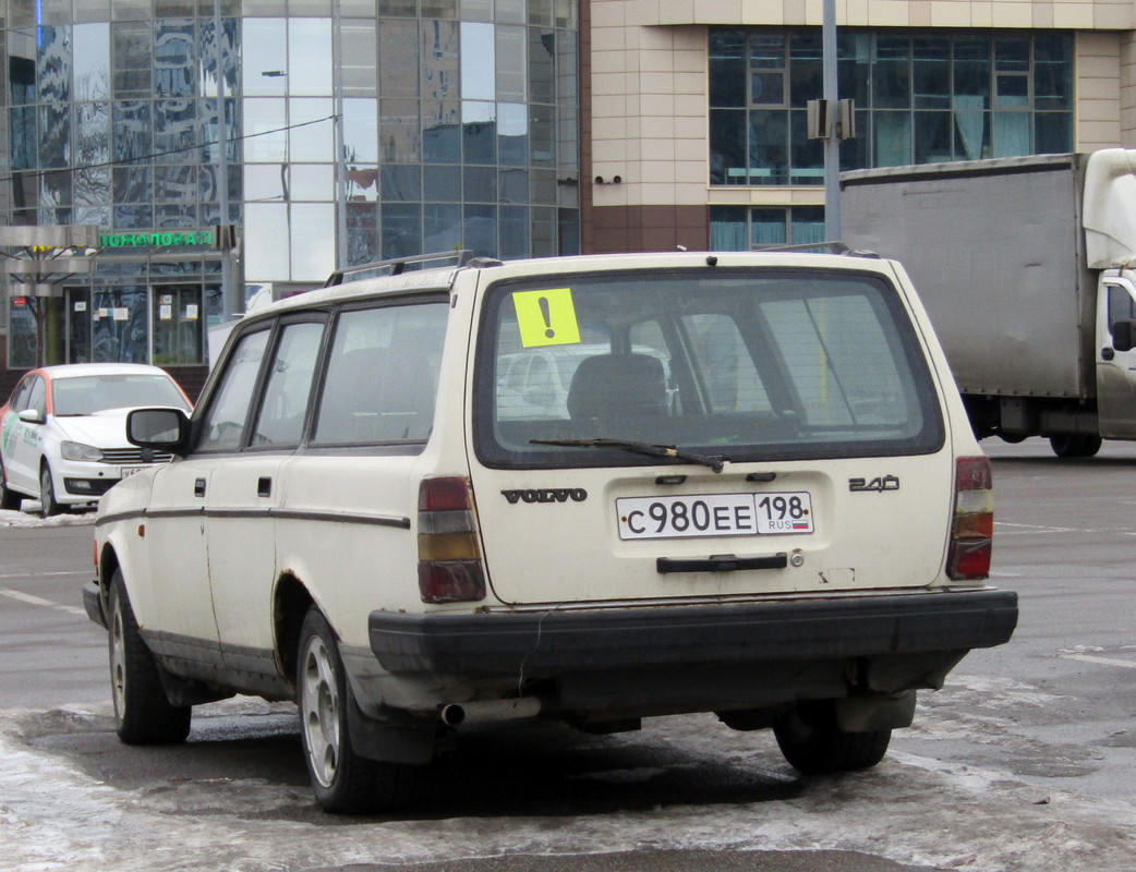 Санкт-Петербург, № С 980 ЕЕ 198 — Volvo 240 Series (общая модель)