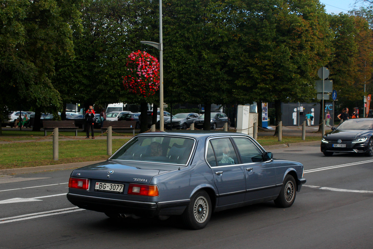 Латвия, № BG-3077 — BMW 7 Series (E23) '77-86; Латвия — Retro Jūrmala 25