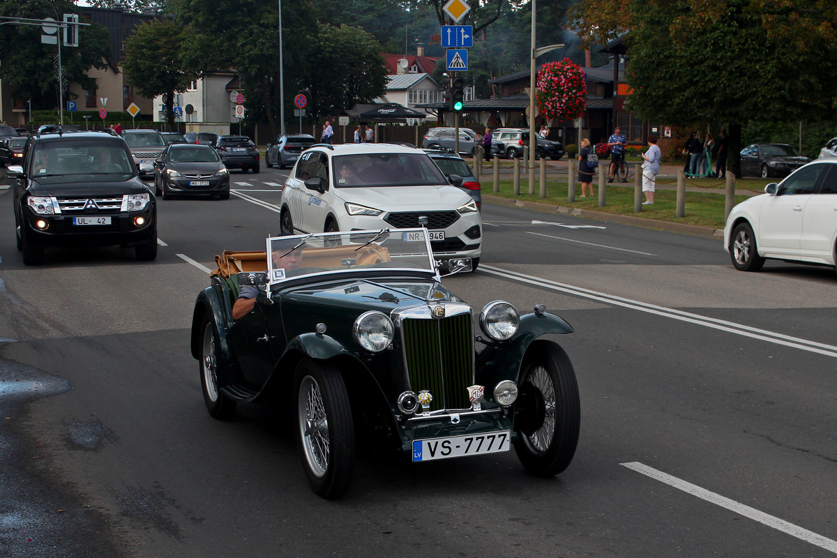 Латвия, № VS-7777 — MG T-type '36-55; Латвия — Retro Jūrmala 25