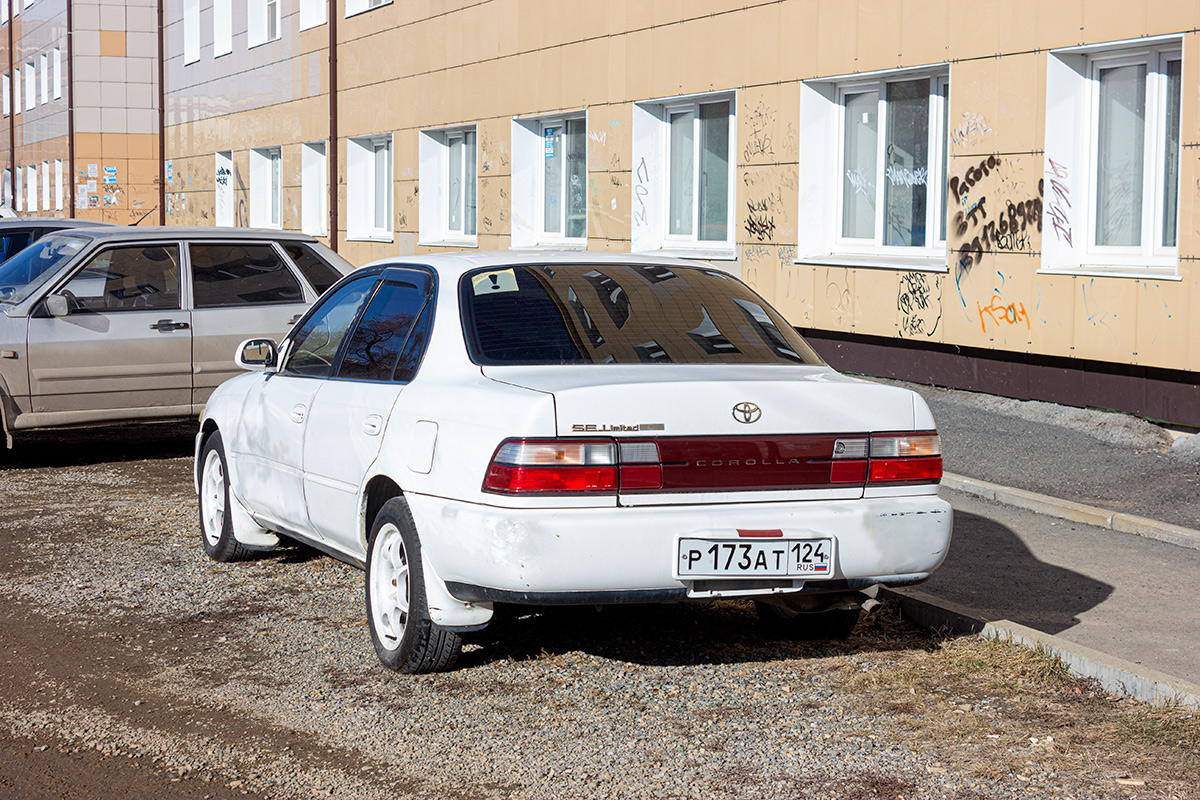 Свердловская область, № Р 173 АТ 124 — Toyota Corolla (E100) '91-02