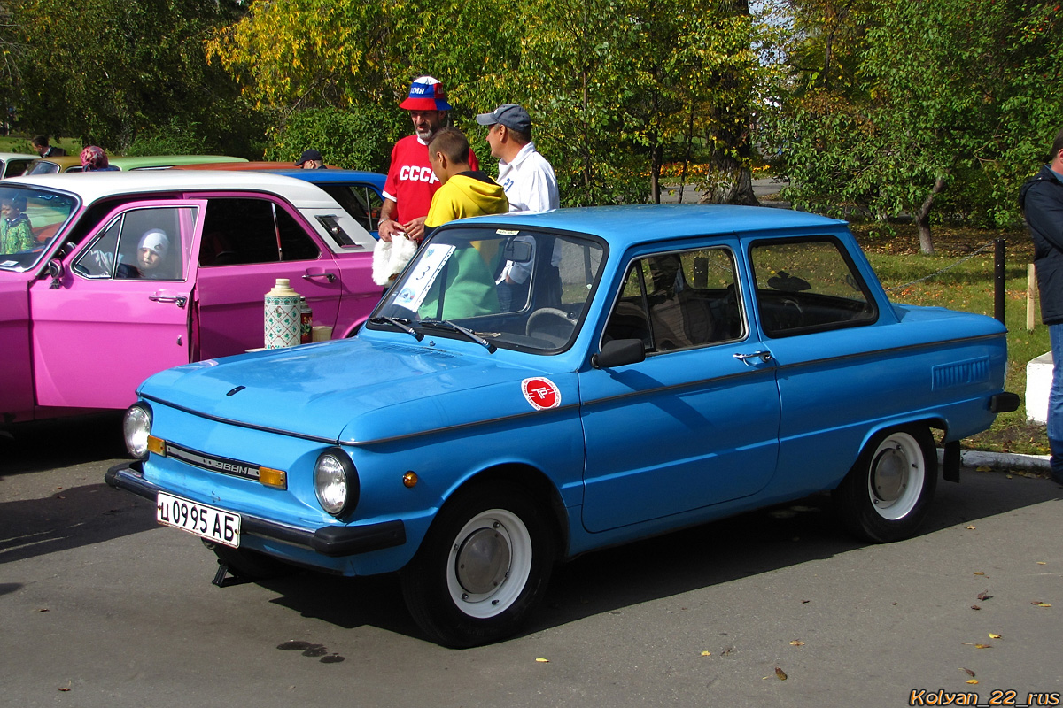 Алтайский край, № Ц 0995 АБ — ЗАЗ-968М Запорожец '79-94; Алтайский край — Выставки ко дню города Барнаул, 2017 г.