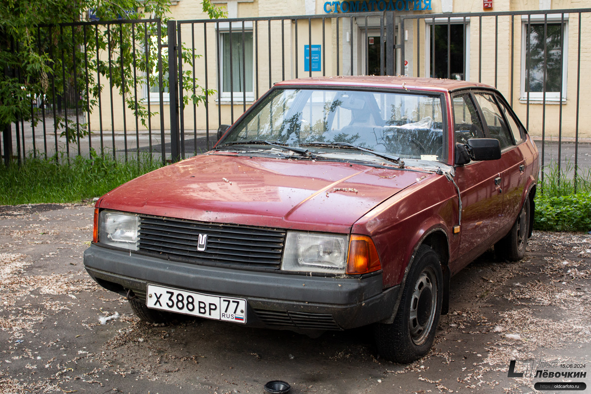 Москва, № Х 388 ВР 77 — Москвич-21412 '86-94