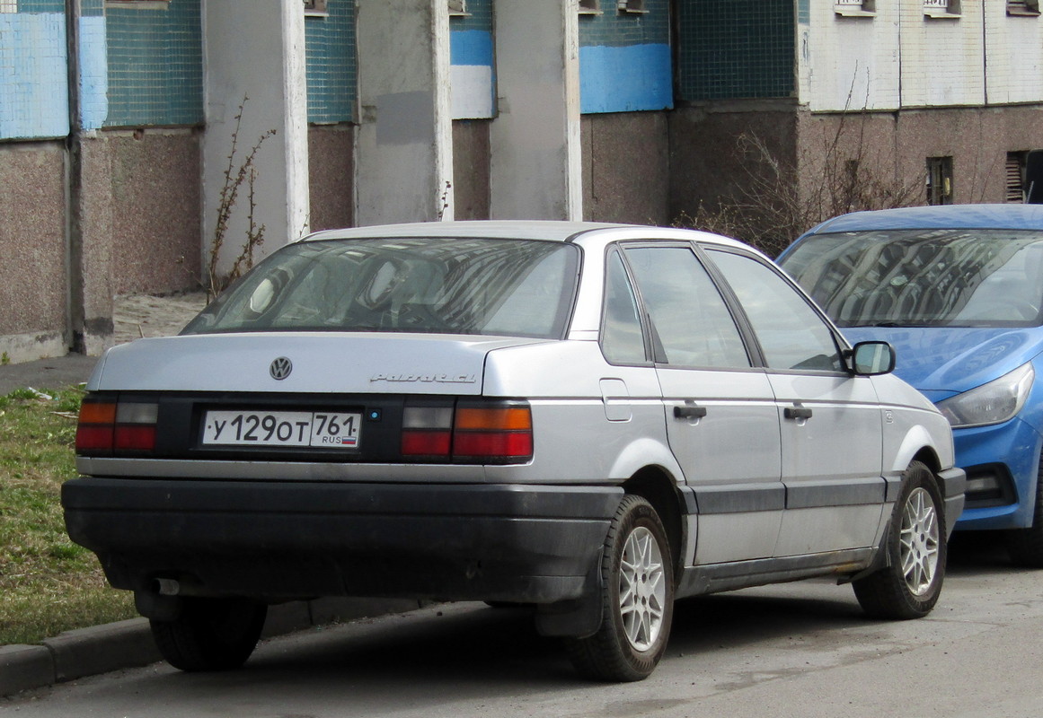 Ростовская область, № У 129 ОТ 761 — Volkswagen Passat (B3) '88-93