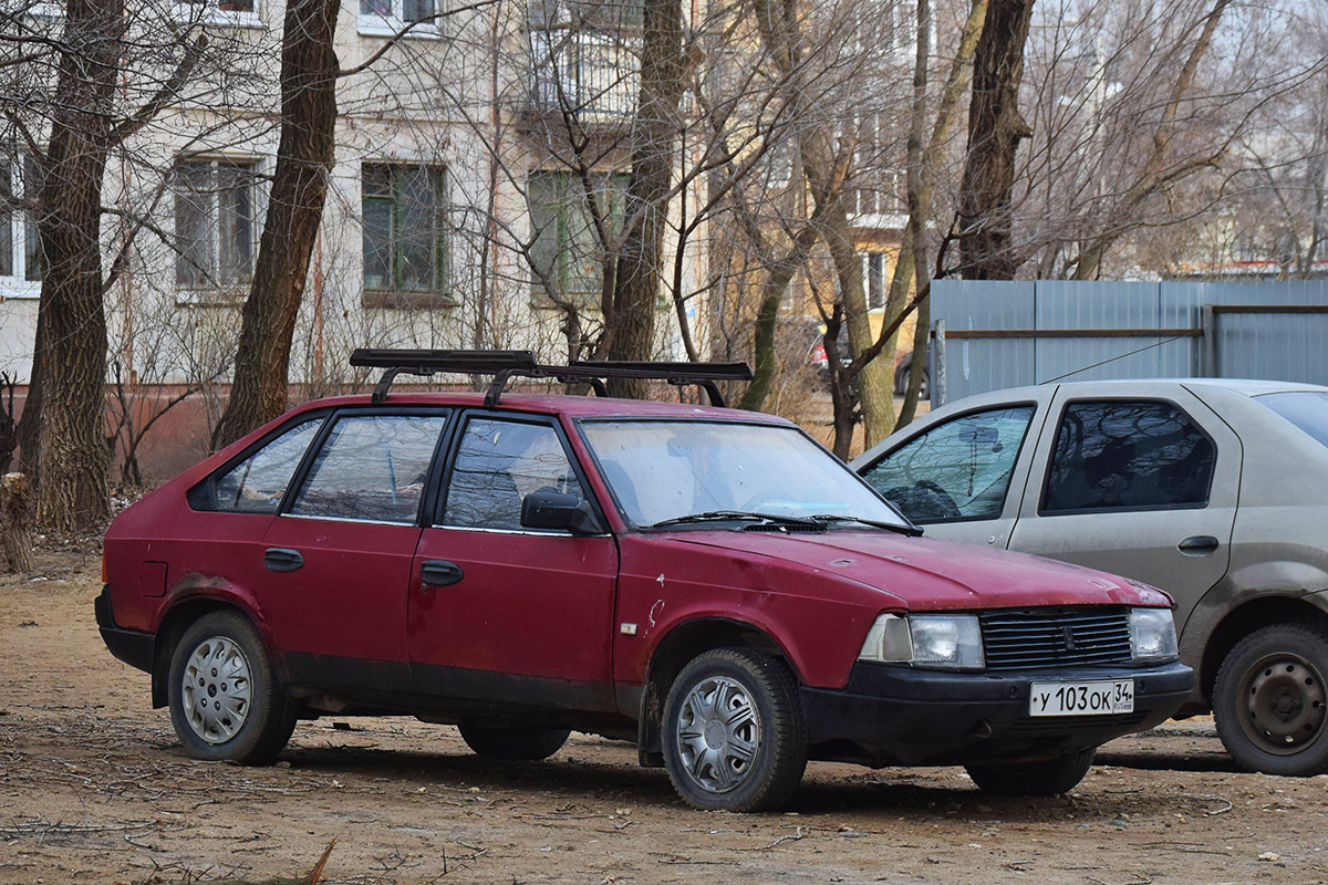 Волгоградская область, № У 103 ОК 34 — Москвич-21412 '86-94