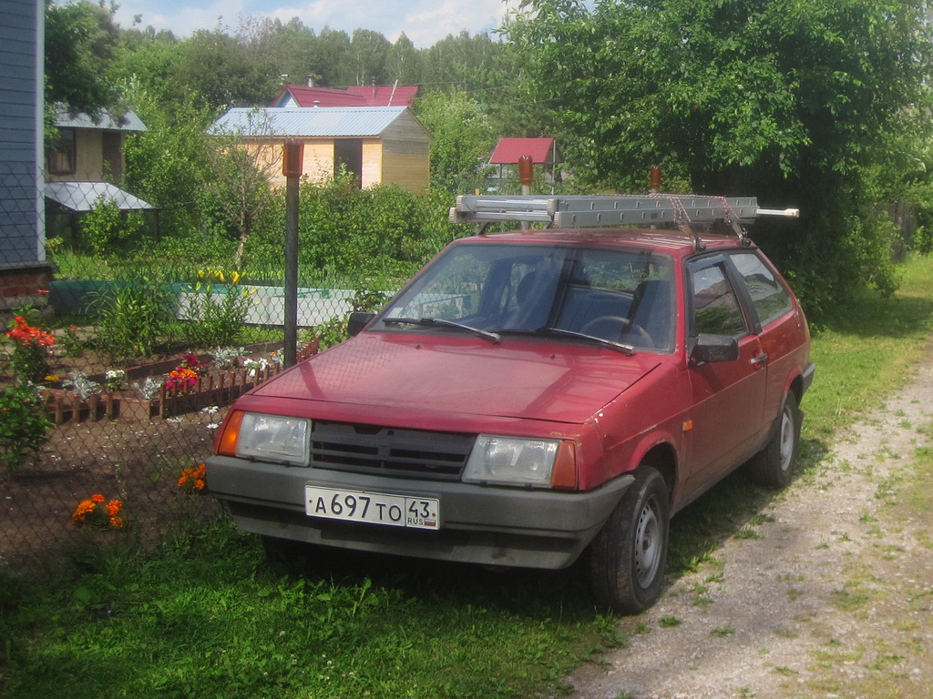 Кировская область, № А 697 ТО 43 — ВАЗ-2108 '84-94