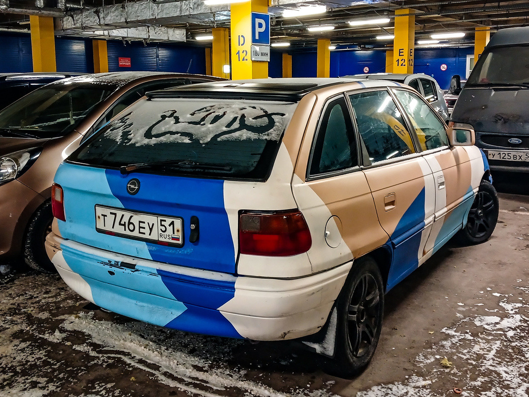 Мурманская область, № Т 746 ЕУ 51 — Opel Astra (F) '91-98