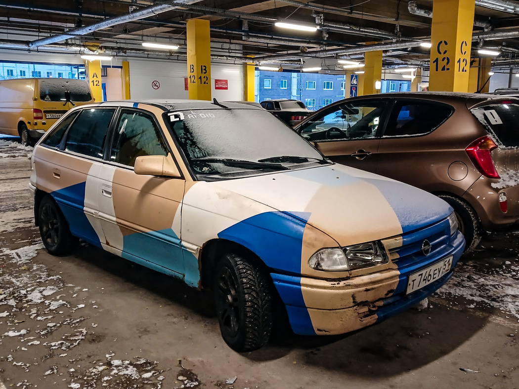 Мурманская область, № Т 746 ЕУ 51 — Opel Astra (F) '91-98