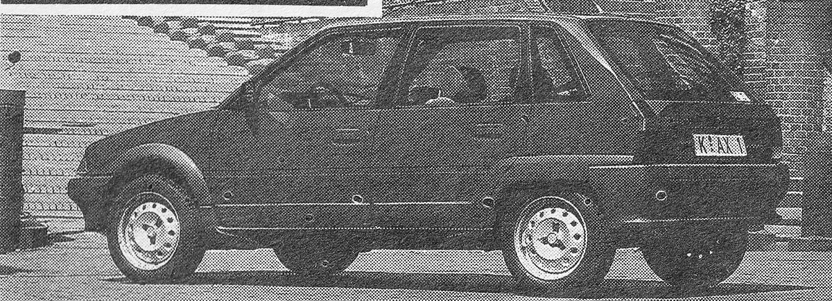 Германия, № K-AX 1 — Citroёn AX '86-98; Германия — Федеративная республика Германия (1990-2000)