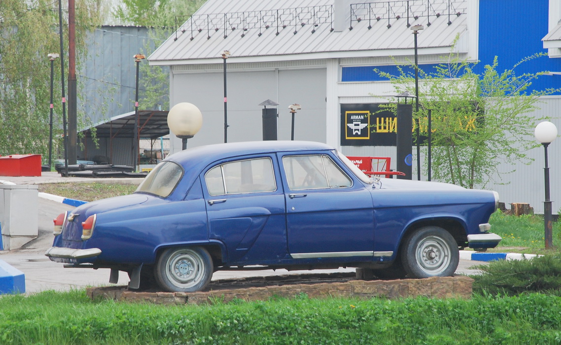 Липецкая область, № (48) Б/Н 0027 — ГАЗ-21 Волга (3 серия) '62-70; Техника на постаментах, памятники (Липецкая область)