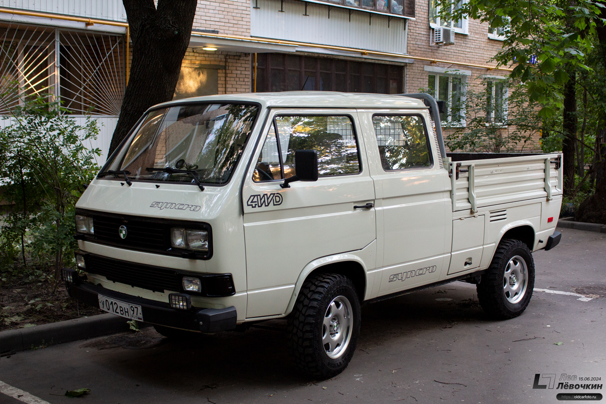 Москва, № У 012 ВН 97 — Volkswagen (T3) Doppelkabine '79-92
