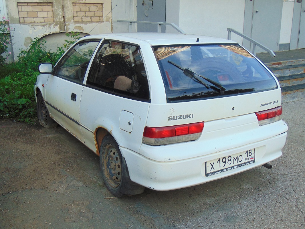 Удмуртия, № Х 198 МО 18 — Suzuki Swift (SF) '88-04