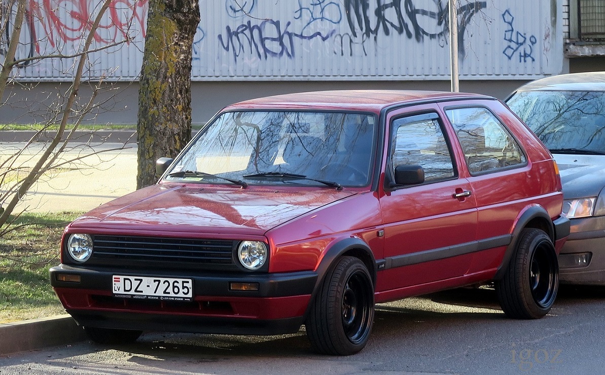 Латвия, № DZ-7265 — Volkswagen Golf (Typ 19) '83-92