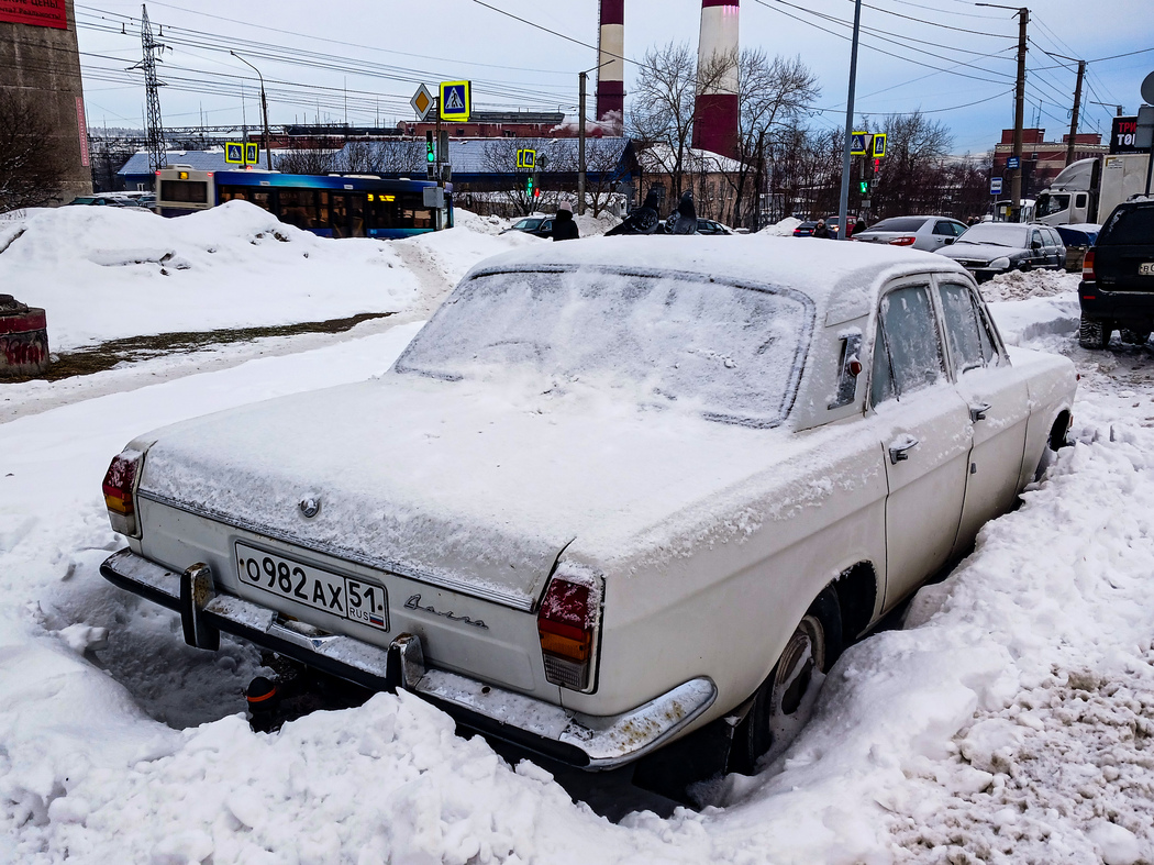 Мурманская область, № О 982 АХ 51 — ГАЗ-24 Волга '68-86