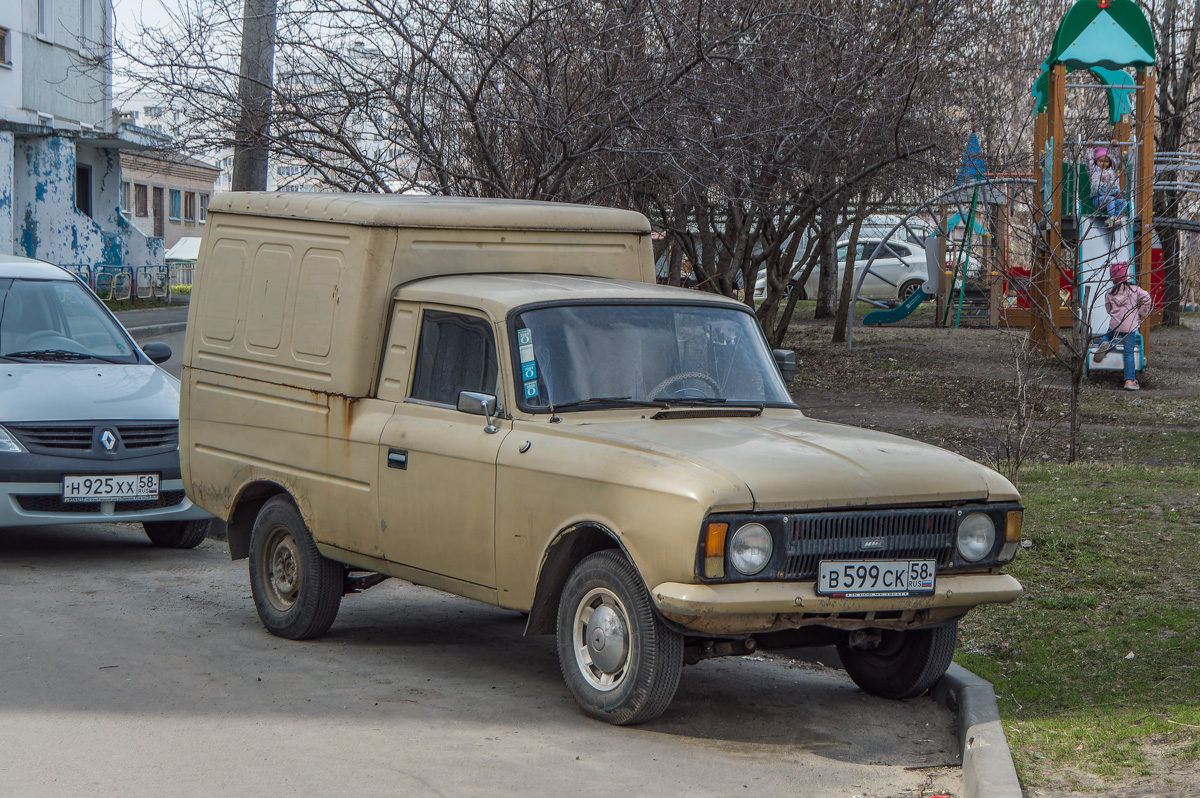 Пензенская область, № В 599 СК 58 — Иж-2715-01 '82-01