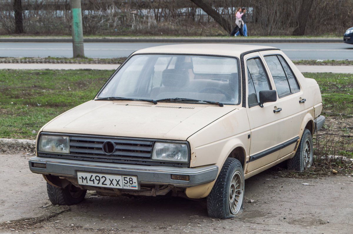 Пензенская область, № М 492 ХХ 58 — Volkswagen Jetta Mk2 (Typ 16) '84-92