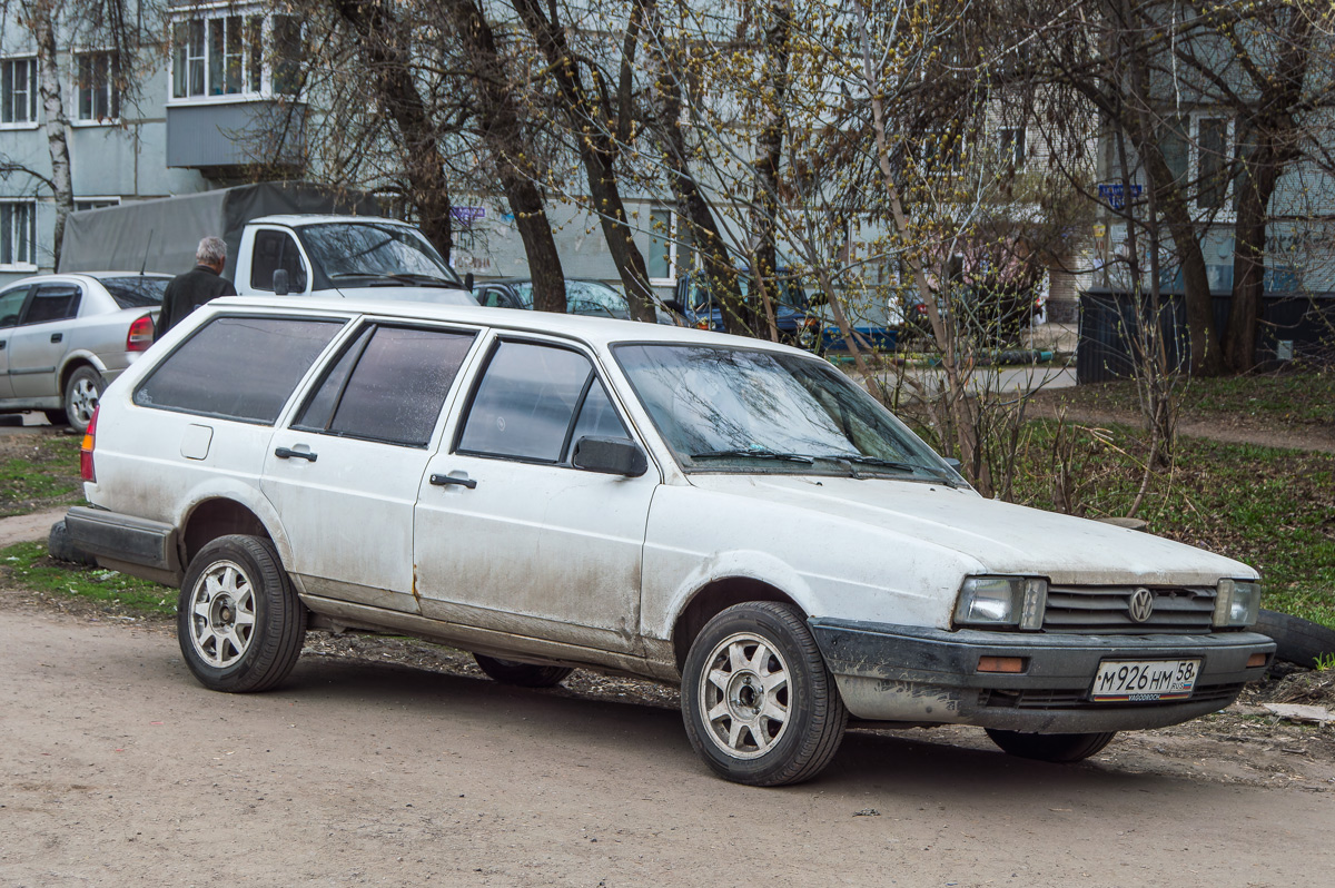 Пензенская область, № М 926 НМ 58 — Volkswagen Passat Variant (B2) '80-88