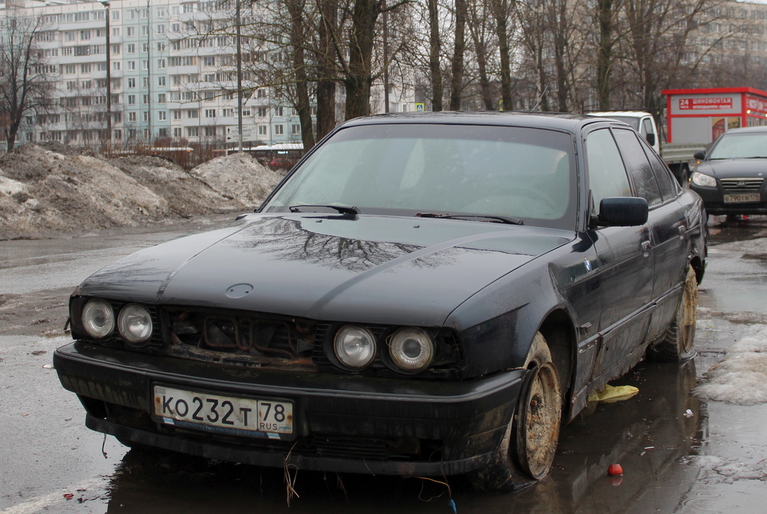 Санкт-Петербург, № КО 232 Т 78 — BMW 5 Series (E34) '87-96
