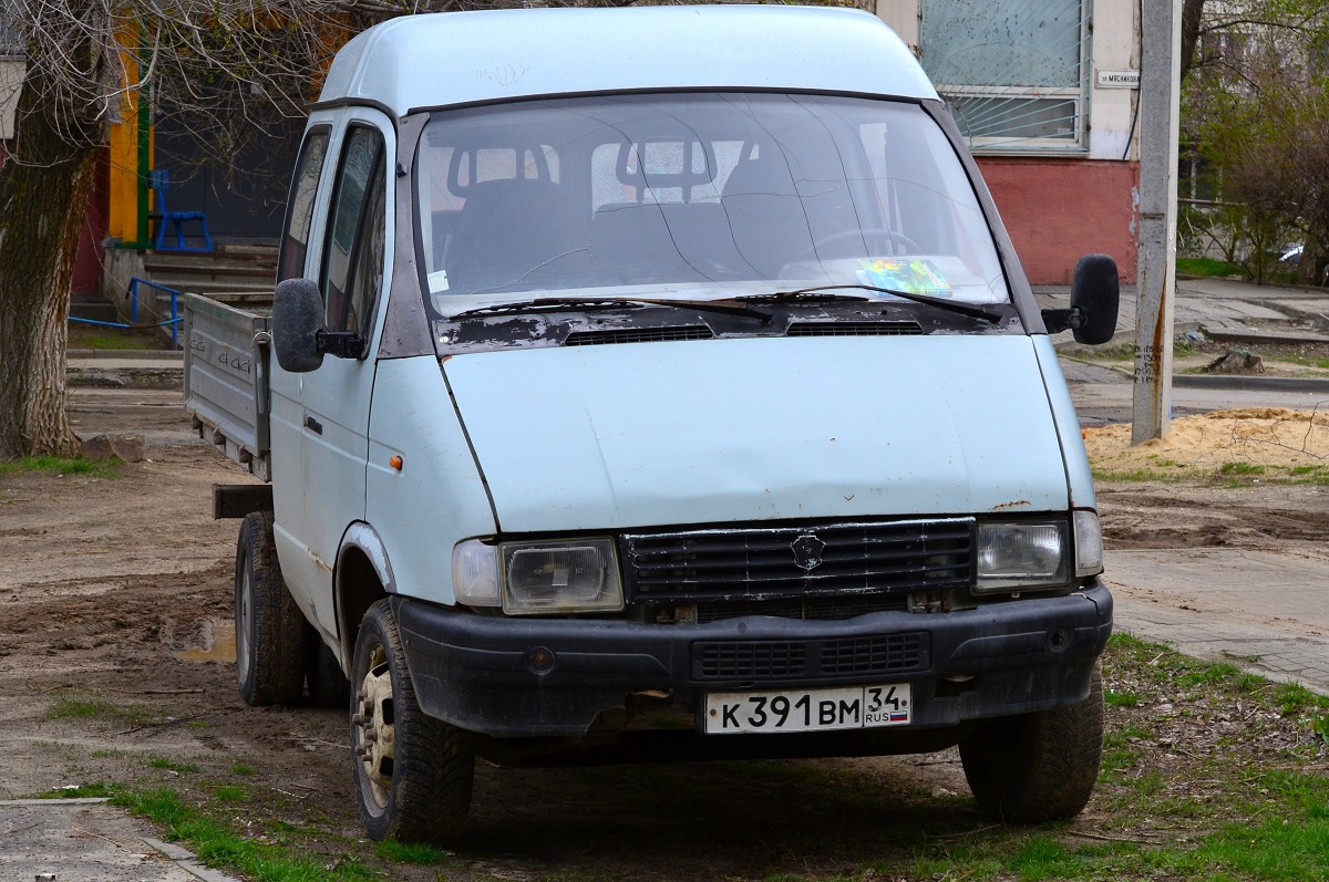 Волгоградская область, № К 391 ВМ 34 — ГАЗ-33023 ГАЗель '95-03