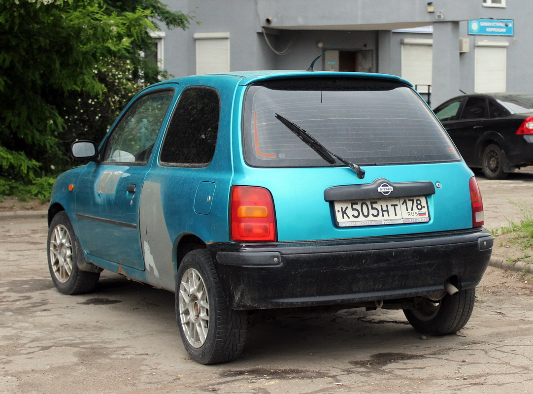 Псковская область, № К 505 НТ 178 — Nissan Micra (K11) '92-03