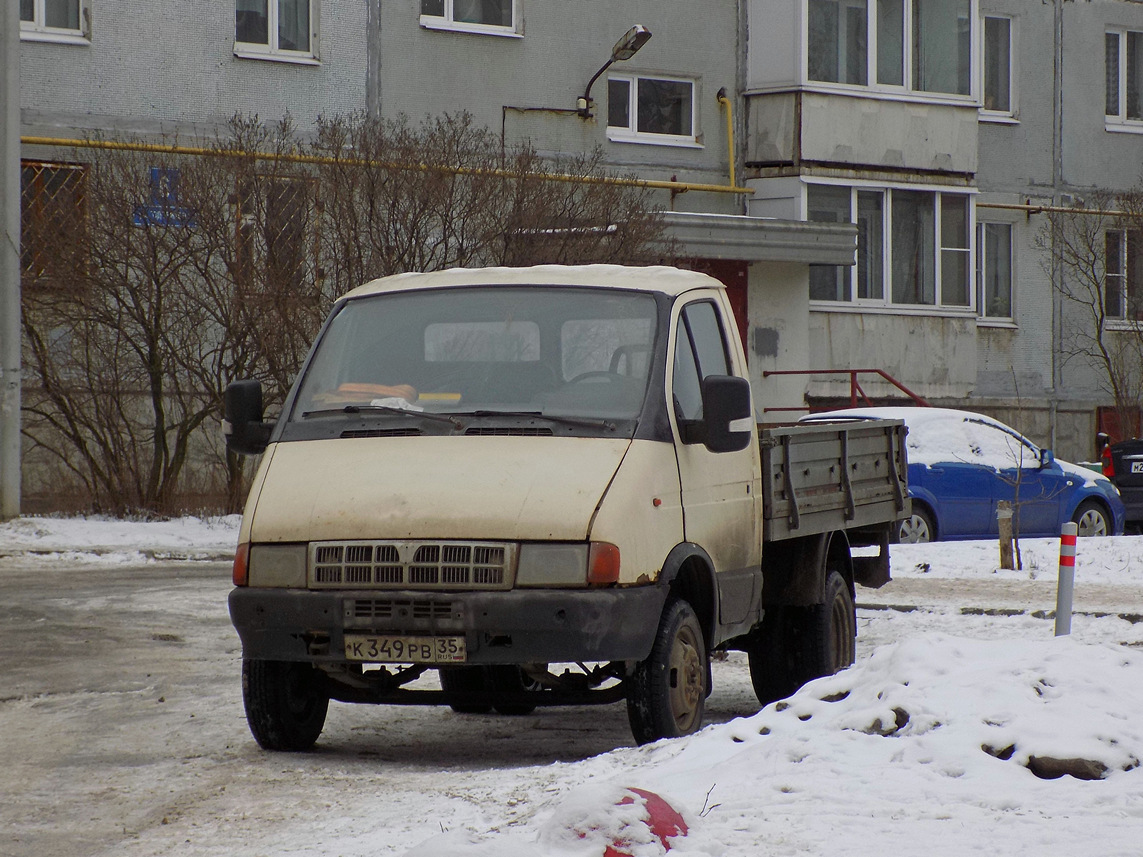 Вологодская область, № К 349 РВ 35 — ГАЗ-33021 ГАЗель '94-03