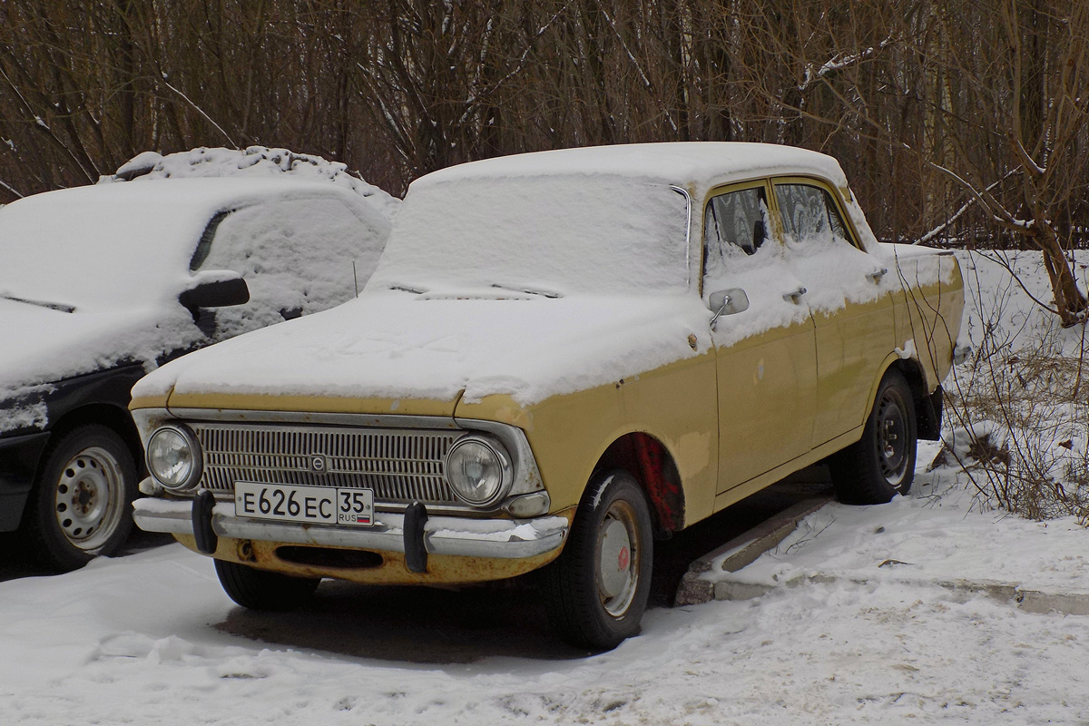 Вологодская область, № Е 626 ЕС 35 — Москвич-412ИЭ (Иж) '70-82